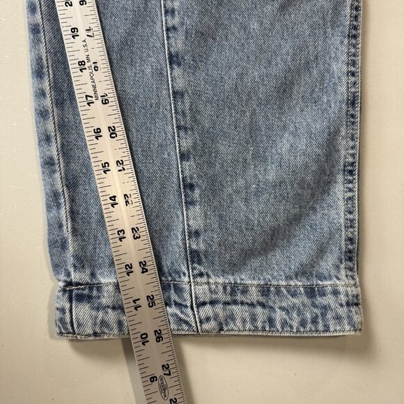 We The Free People High Roller Jumpsuit Womens L Blue Denim Pull On Relaxed Crop - Picture 5 of 10